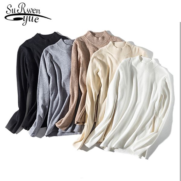 knitted women pullover sweater sueter mujer invierno winter clothes blusas de inverno feminina office lady 5882 50 210427, White;black
knitted women pullover sweater sueter mujer invierno winter clothes blusas de inverno feminina office lady 5882 50 210427, White;black