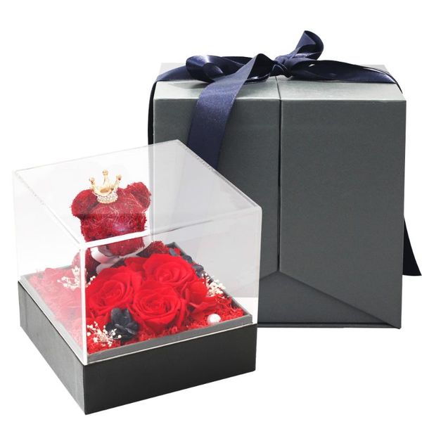 decorative flowers & wreaths mother's day bear flower rose eternelle jewelry box earrings necklace makeup storage for wedding birthday
decorative flowers & wreaths mother's day bear flower rose eternelle jewelry box earrings necklace makeup storage for wedding birthday