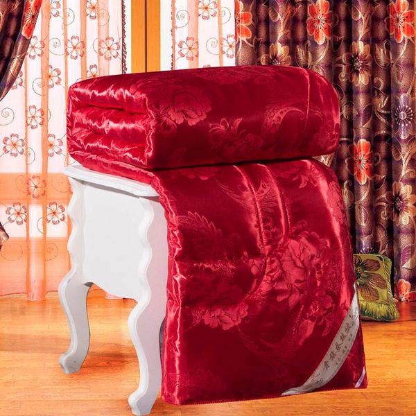 satin jacquard silk quilt 1pc bedspreads comforter duvet filler bed cover quilting bedding home textiles comforters & sets
satin jacquard silk quilt 1pc bedspreads comforter duvet filler bed cover quilting bedding home textiles comforters & sets