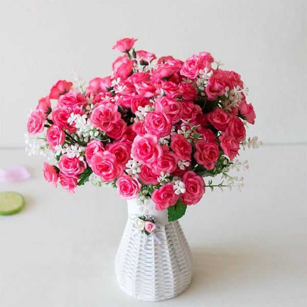 decorative flowers & wreaths 15 head mini roses artificial diy wedding home bedroom decoration accessories silk fake flower winter
decorative flowers & wreaths 15 head mini roses artificial diy wedding home bedroom decoration accessories silk fake flower winter