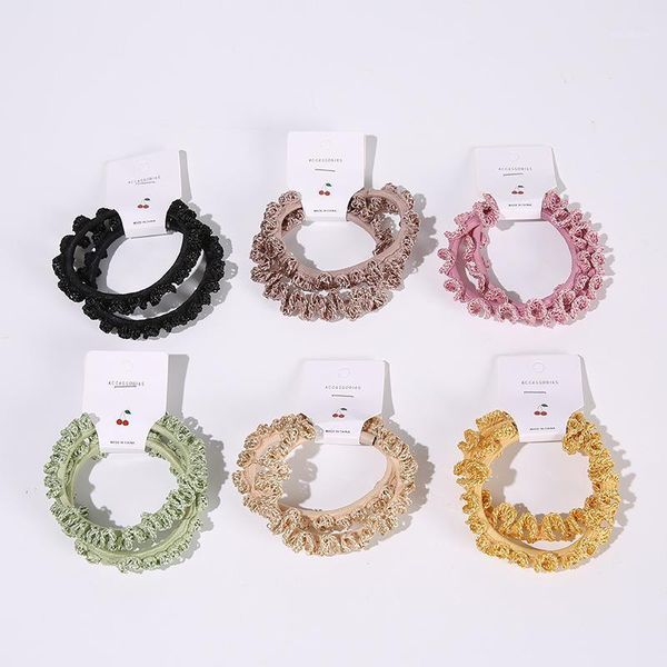 hair clips & barrettes 2pcs women's lace circle korean style high elasticity muticolor holder accessories for women ea, Golden;silver
hair clips & barrettes 2pcs women's lace circle korean style high elasticity muticolor holder accessories for women ea, Golden;silver