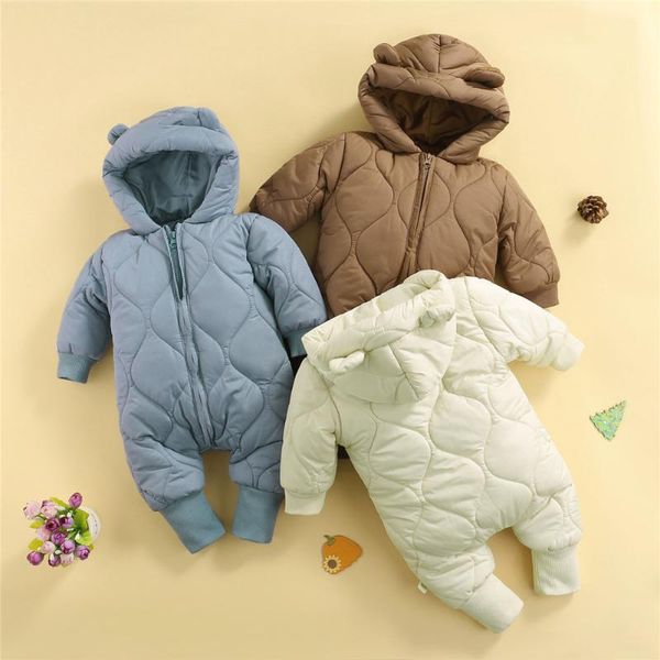 jumpsuits baby winter jumpsuit solid color thicken hooded long sleeves romper with zipper for toddler girls boys 0-18 months, Blue
jumpsuits baby winter jumpsuit solid color thicken hooded long sleeves romper with zipper for toddler girls boys 0-18 months, Blue