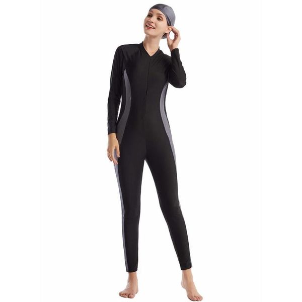 abaya siamese zipper long sleeve rompers conservative swimwear muslim women's greece islamic surfing fashion one-piece suits
abaya siamese zipper long sleeve rompers conservative swimwear muslim women's greece islamic surfing fashion one-piece suits