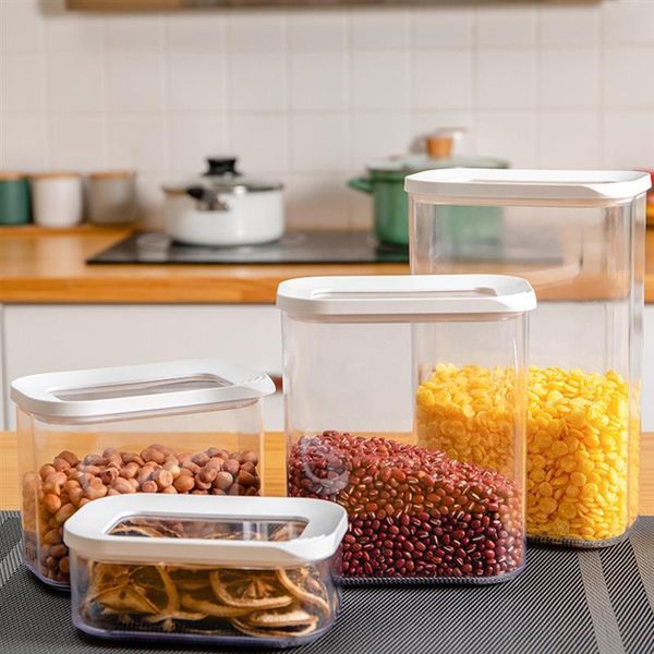 storage bottles & jars plastic seal jar transparent grains box thickened moisture-proof container kitchen accessories
storage bottles & jars plastic seal jar transparent grains box thickened moisture-proof container kitchen accessories