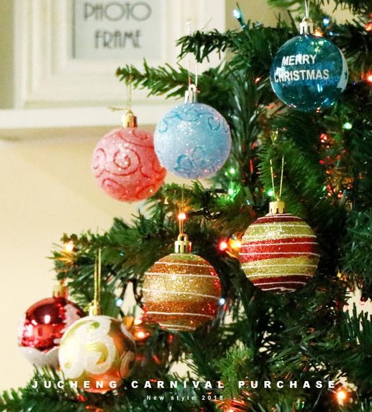 party decoration 24pcs/set 6cm glittering christmas tree pendants decorative hanging baubles balls ornaments set supplies
party decoration 24pcs/set 6cm glittering christmas tree pendants decorative hanging baubles balls ornaments set supplies