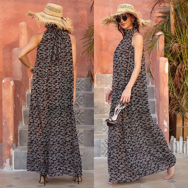 floral bohemian casual dresses women's summer waist sleeveless dress, Black;gray
floral bohemian casual dresses women's summer waist sleeveless dress, Black;gray