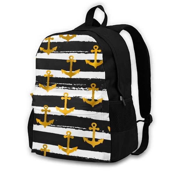 backpack golden anchors with striped shoulder bag casual women teenage girl school bagpack
backpack golden anchors with striped shoulder bag casual women teenage girl school bagpack