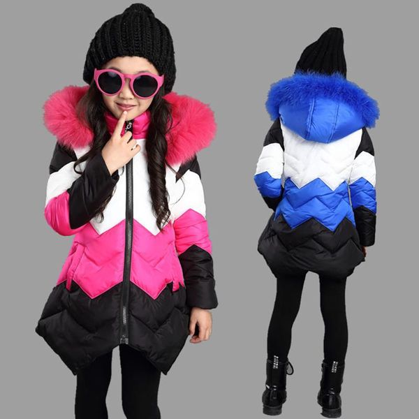 coat fashion girls winter cotton children long sleeve hooded medium length thicker down jacket, Blue;gray
coat fashion girls winter cotton children long sleeve hooded medium length thicker down jacket, Blue;gray