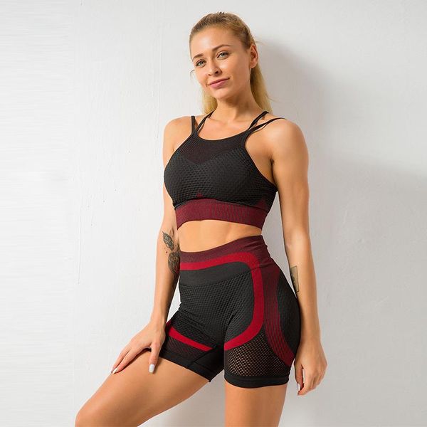 women's shorts women sportswear yoga set workout clothes vertical strip hollow tracksuit gym clothing high waist fitness bra sports sui, White;black
women's shorts women sportswear yoga set workout clothes vertical strip hollow tracksuit gym clothing high waist fitness bra sports sui, White;black