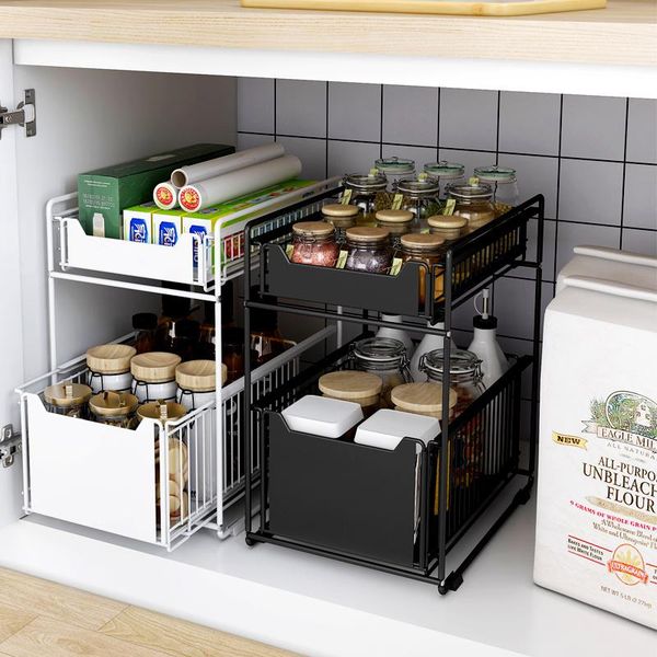 storage drawers netel under sink rack 2 tier sliding cabinet basket counterpull out organizer drawer spice shelf in the kitchen
storage drawers netel under sink rack 2 tier sliding cabinet basket counterpull out organizer drawer spice shelf in the kitchen