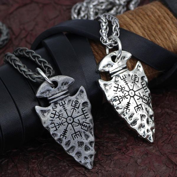 pendant necklaces 2021 "helm of awe" and "viking vegvisir" iron color viking spear necklace with stainless steel chain a, Silver
pendant necklaces 2021 "helm of awe" and "viking vegvisir" iron color viking spear necklace with stainless steel chain a, Silver