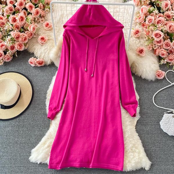 casual dresses teeuiear loose hooded autumn knitted sweater short dress hoodies winter party vestido de festa women stretch, Black;gray
casual dresses teeuiear loose hooded autumn knitted sweater short dress hoodies winter party vestido de festa women stretch, Black;gray