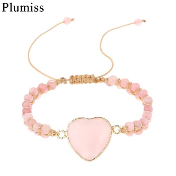 heart rose quartzs wrap bracelets on hand pink natural stone crystal charm bracelet for women handmade jewelry bohemian gift tennis, Golden;silver
heart rose quartzs wrap bracelets on hand pink natural stone crystal charm bracelet for women handmade jewelry bohemian gift tennis, Golden;silver
