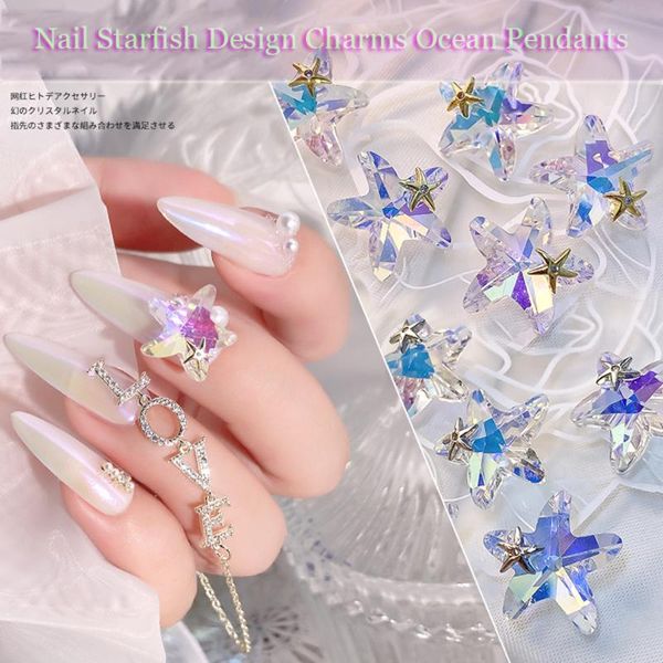 nail art decorations 5pcs aurora symphony starfish design jewelry ocean pendants crystal crafts 3d rhinestones luxury shiny manicure tools, Silver;gold
nail art decorations 5pcs aurora symphony starfish design jewelry ocean pendants crystal crafts 3d rhinestones luxury shiny manicure tools, Silver;gold
