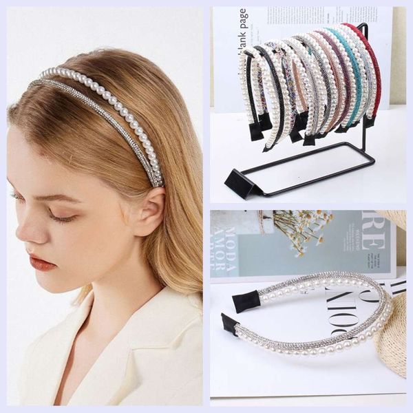 full pearl double layer hoop fairy temperament simple out headband, Black;brown
full pearl double layer hoop fairy temperament simple out headband, Black;brown