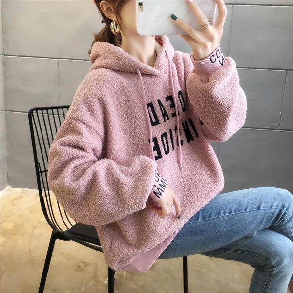 women's hoodies & sweatshirts 2021 autumn and winter korean version of the sweatshirt thick lamb cashmere embroidery fake two large siz, Black
women's hoodies & sweatshirts 2021 autumn and winter korean version of the sweatshirt thick lamb cashmere embroidery fake two large siz, Black