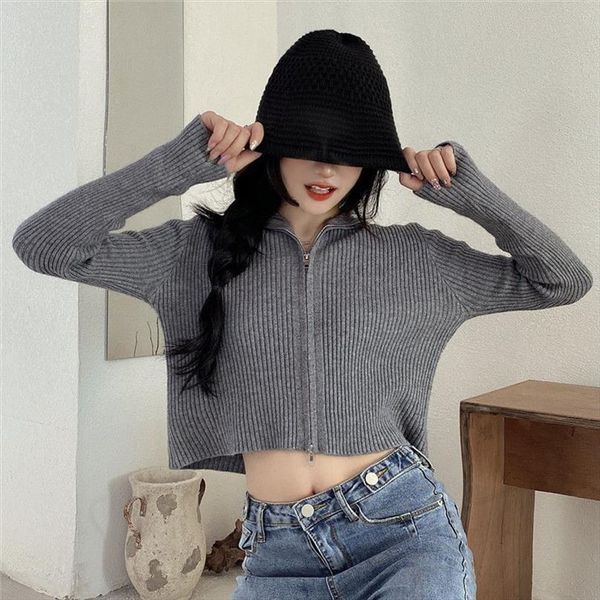 girl summer autumn knitted jacket womens sweaters thin cardigan full sleeve blouse hooded black zipper vintage cropped, White;black
girl summer autumn knitted jacket womens sweaters thin cardigan full sleeve blouse hooded black zipper vintage cropped, White;black