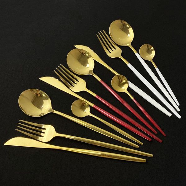 dinnerware sets 4pcs/set pink gold mirror cutlery set stainless steel silverware flatware dinner knife fork spoon
dinnerware sets 4pcs/set pink gold mirror cutlery set stainless steel silverware flatware dinner knife fork spoon