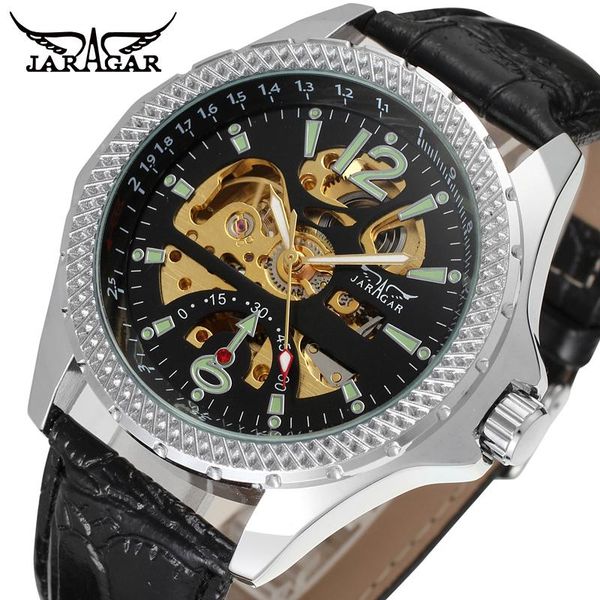luxury brand men mechanical wristwatches automatic self-hand men's watch clock gifts montre homme, Slivery;brown
luxury brand men mechanical wristwatches automatic self-hand men's watch clock gifts montre homme, Slivery;brown