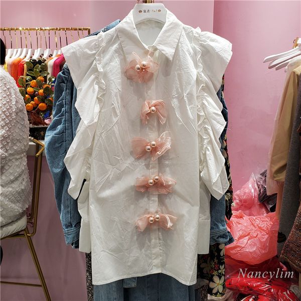 blouses long white shirt women spring and summer ruffled pleated sweet pink pearl mesh bow blouse girls ladies blusa
blouses long white shirt women spring and summer ruffled pleated sweet pink pearl mesh bow blouse girls ladies blusa