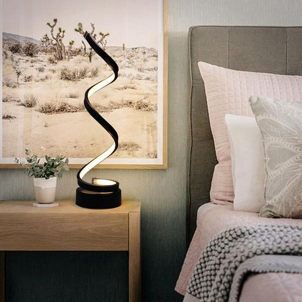 table lamps spiral led lamp modern curved desk bedside cool white warm light for living room bedroom reading
table lamps spiral led lamp modern curved desk bedside cool white warm light for living room bedroom reading