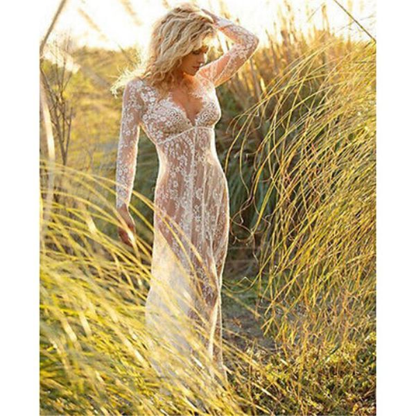 women's swimwear summer beach cover ups women lace long maix dress tunic sarong swimsuit transparent beachwear sundress, White;black
women's swimwear summer beach cover ups women lace long maix dress tunic sarong swimsuit transparent beachwear sundress, White;black