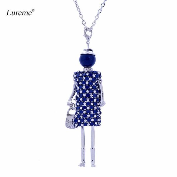 pendant necklaces lureme trendy paris handmade dance doll pendants necklace long dress flower fashion women girl kids charms, Silver
pendant necklaces lureme trendy paris handmade dance doll pendants necklace long dress flower fashion women girl kids charms, Silver