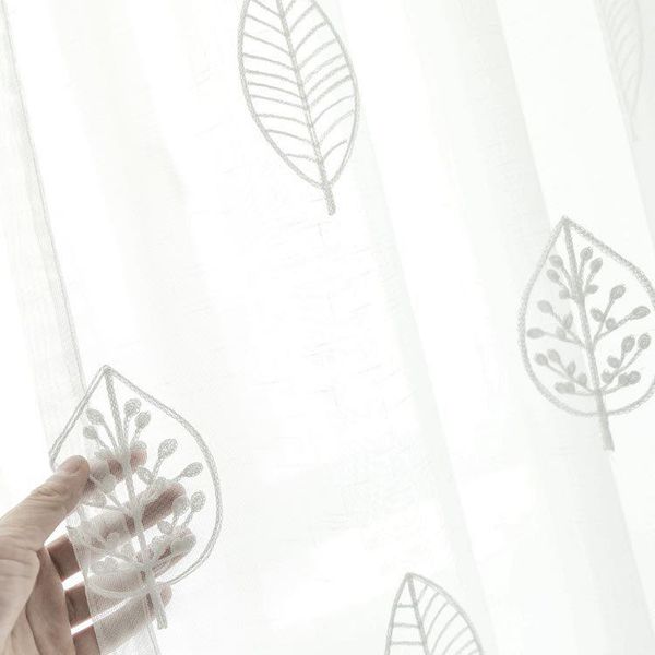 nordic tree towel embroidered yarn two-color tulle curtains for living room balcony window screen leaves curtain & drapes
nordic tree towel embroidered yarn two-color tulle curtains for living room balcony window screen leaves curtain & drapes
