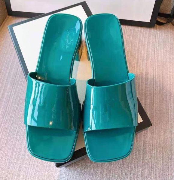 women transparent chunky slipper summer solid color designer lady letter embossed strap rubber sole slide sandal, Black
women transparent chunky slipper summer solid color designer lady letter embossed strap rubber sole slide sandal, Black