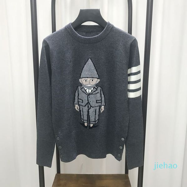 fashion- men's sweaters women's tb and with same inlay self-cultivation fashion dwarf round pullover collar women's knitted s, Black
fashion- men's sweaters women's tb and with same inlay self-cultivation fashion dwarf round pullover collar women's knitted s, Black