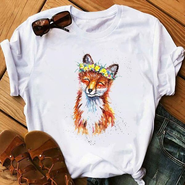 fashion colorful fox printed men mens t shirt summer girls tees streetwear easy fit femme vestidos dropshipping, White;black
fashion colorful fox printed men mens t shirt summer girls tees streetwear easy fit femme vestidos dropshipping, White;black