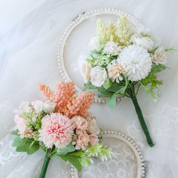 decorative flowers & wreaths artificial rose wedding bridal holding bouquet fake silk home party decoration pography props
decorative flowers & wreaths artificial rose wedding bridal holding bouquet fake silk home party decoration pography props