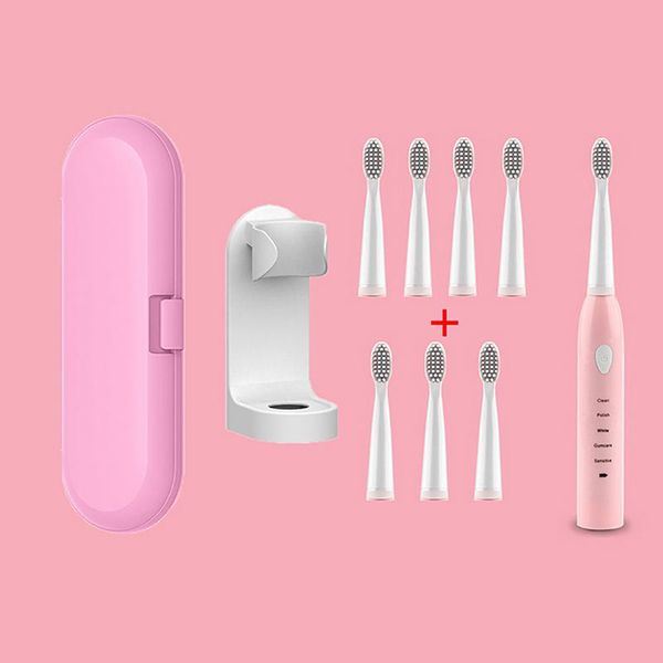 smart electric toothbrush timed brush 5 modes usb charger rechargeable replacement head travel set
smart electric toothbrush timed brush 5 modes usb charger rechargeable replacement head travel set