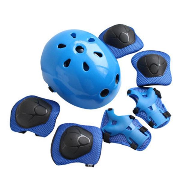 7pcs/set protective gear set knee elbow pads wrist guards helmet sports safety protection for teenagers scooter skating &, Black;gray
7pcs/set protective gear set knee elbow pads wrist guards helmet sports safety protection for teenagers scooter skating &, Black;gray