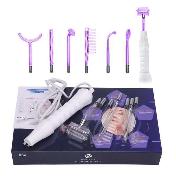 7 in 1 high frequency electrotherapy electrode purple light acne wand skin care spot acne remover facial spa beauty machine
7 in 1 high frequency electrotherapy electrode purple light acne wand skin care spot acne remover facial spa beauty machine