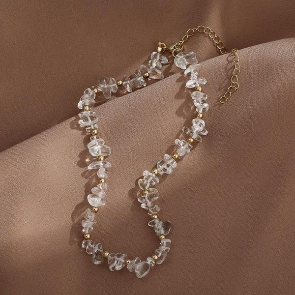 chokers 2021 european and american fashion ladies party alloy irregular stone beaded necklace design trend clavicle, Golden;silver
chokers 2021 european and american fashion ladies party alloy irregular stone beaded necklace design trend clavicle, Golden;silver
