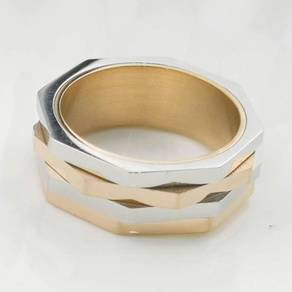 cluster rings classic brand style luxury women fashion stainless steel ring, Golden;silver
cluster rings classic brand style luxury women fashion stainless steel ring, Golden;silver