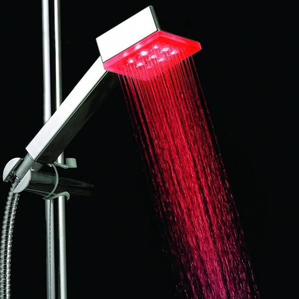bathroom shower heads head 9led square super bright temperature control three-color l0409
bathroom shower heads head 9led square super bright temperature control three-color l0409
