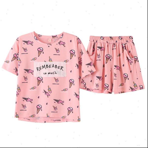 pajamas cotton pijama short sleeve women sleepwear pyjamas loose casual lounge wear two piece set summer, Black;red
pajamas cotton pijama short sleeve women sleepwear pyjamas loose casual lounge wear two piece set summer, Black;red