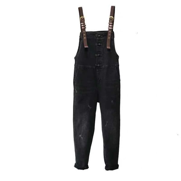 women's jumpsuits & rompers vintage denim loose solid streetwear korean style s casual spring autumn harem overall for pv1h, Black;white
women's jumpsuits & rompers vintage denim loose solid streetwear korean style s casual spring autumn harem overall for pv1h, Black;white