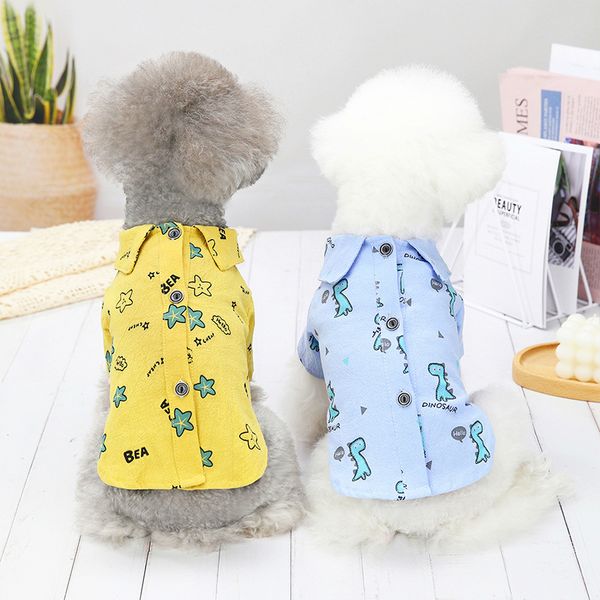 leisure dinosaur shirt, small and medium-sized dog, vip pet cloth, spring summer clothing suppli
leisure dinosaur shirt, small and medium-sized dog, vip pet cloth, spring summer clothing suppli