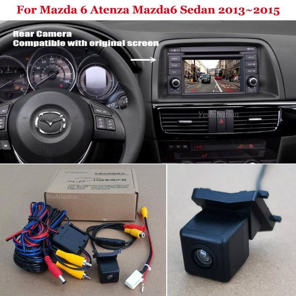 car rear view cameras& parking sensors camera for 6 atenza sedan 2013~2021 - back up reverse rca & original screen compatible
car rear view cameras& parking sensors camera for 6 atenza sedan 2013~2021 - back up reverse rca & original screen compatible