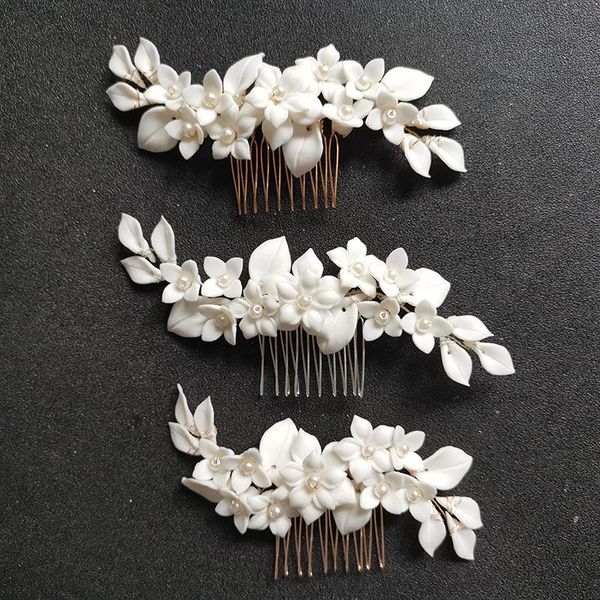 hair clips & barrettes slbridal handmade crystal rhinestone pearls ceramic flower bridal comb wedding accessories bridesmaids women jewelry, Golden;silver
hair clips & barrettes slbridal handmade crystal rhinestone pearls ceramic flower bridal comb wedding accessories bridesmaids women jewelry, Golden;silver