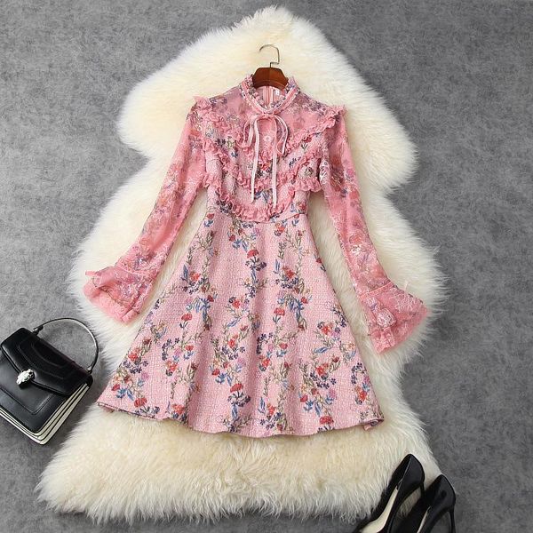 casual dresses european and american women's wear 2021 winter style long-sleeved standneck lace print patchwork tweed fashion, Black;gray
casual dresses european and american women's wear 2021 winter style long-sleeved standneck lace print patchwork tweed fashion, Black;gray