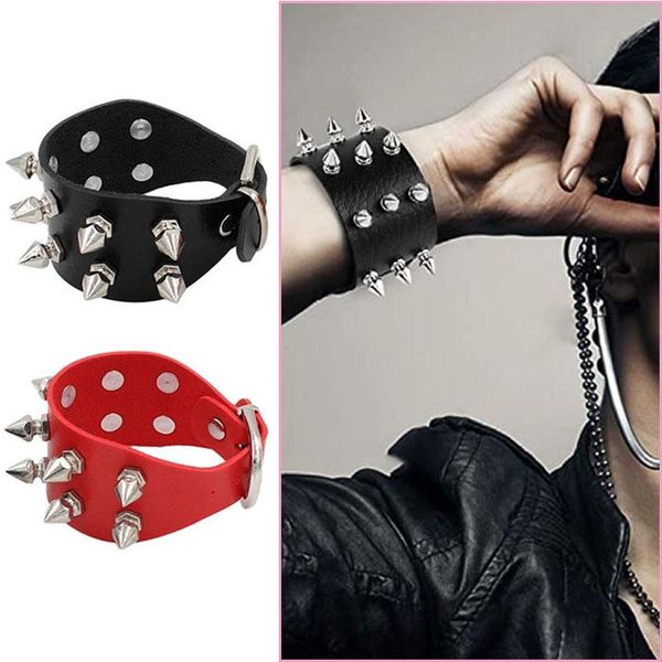 charm bracelets black rivet perforated punk rock bracelet wide leather jewelry lady wholesale, Golden;silver
charm bracelets black rivet perforated punk rock bracelet wide leather jewelry lady wholesale, Golden;silver