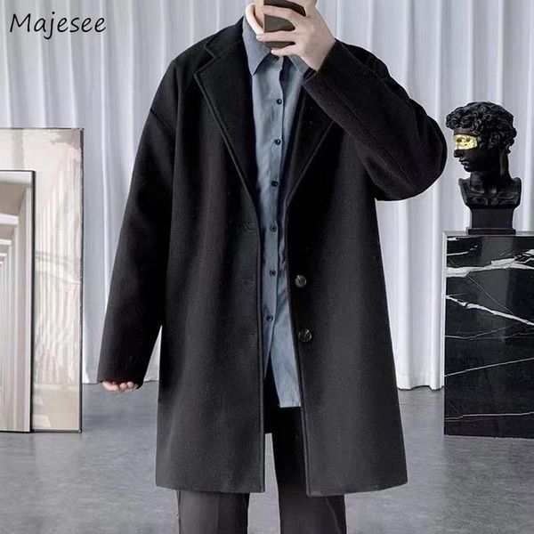 men's trench coats men solid soft loose fashion long simple single breasted teenagers autumn outwear leisure daily males chic, Tan;black
men's trench coats men solid soft loose fashion long simple single breasted teenagers autumn outwear leisure daily males chic, Tan;black