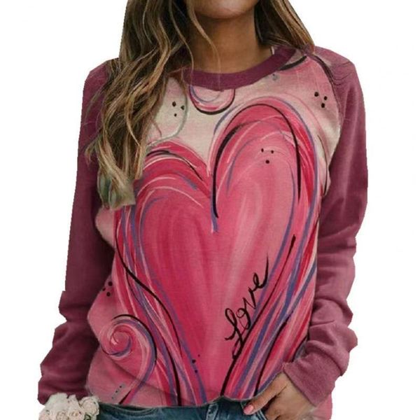 women's t-shirt women heart print long sleeve autumn winter loose round neck all match pullover streetwear 2021 3xl, White
women's t-shirt women heart print long sleeve autumn winter loose round neck all match pullover streetwear 2021 3xl, White