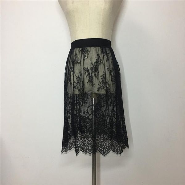 skirts mini skirt women autumn winter casual lace high waist mesh hollow out transparent ladies elegant overskirt 2021, Black
skirts mini skirt women autumn winter casual lace high waist mesh hollow out transparent ladies elegant overskirt 2021, Black