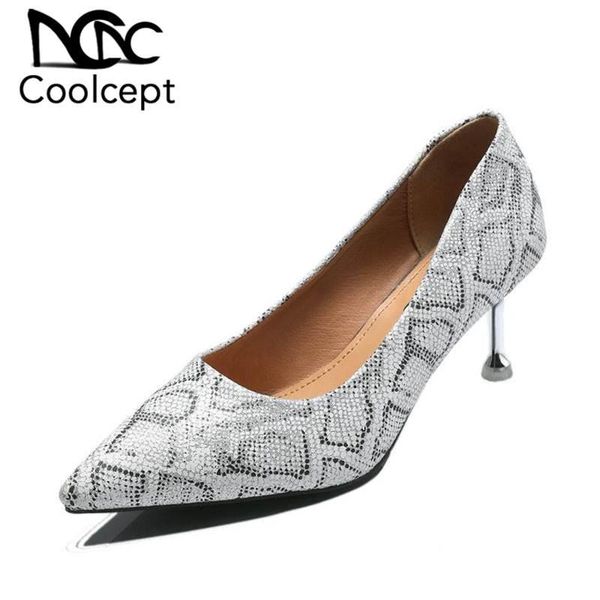 dress shoes coolcept women high heels fashion snake print pointed toe office ladies pumps dance party wedding footwear size 34-39, Black
dress shoes coolcept women high heels fashion snake print pointed toe office ladies pumps dance party wedding footwear size 34-39, Black