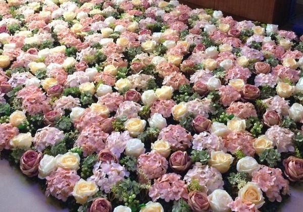 decorative flowers & wreaths artificial flower wall decoration wedding romantic background home 60x40cm
decorative flowers & wreaths artificial flower wall decoration wedding romantic background home 60x40cm
